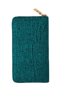 Borbonese LARGE - ZIP AROUND - Portafoglio - peacock