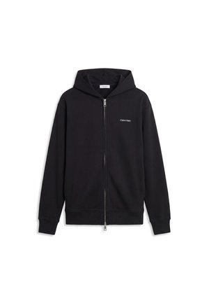 Calvin Klein, MICRO LOGO HOODIE - Φούτερ με φερμουάρ - black