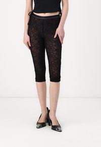 Pinko - LIAM STRETCH - Leggings - nero limousine Thumbnail Image 1