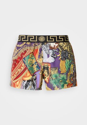 SWIM PATCHWORK PRINT NEW LOGO - Plavecké šortky - multicolor