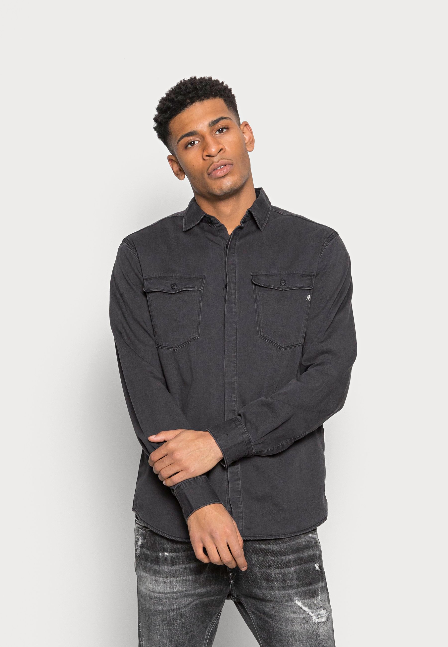 Replay Shirt - black - Zalando.co.uk