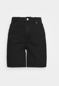 Monki Shorts vaqueros - black
