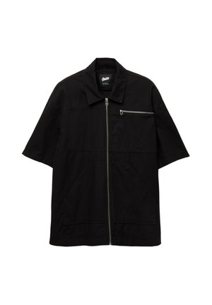 PULL&BEAR SHORT SLEEVE - Giacca leggera - black