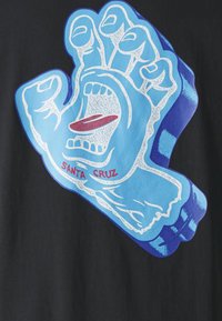Santa Cruz SCREAMING FOAM HAND UNISEX - Potiskana majica - black