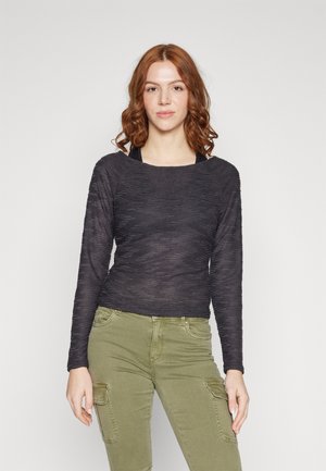 ONLCARLY BOATNECK TOP - Hosszú ujjú felső - phantom
