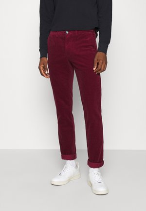 Stoffhose - dark red