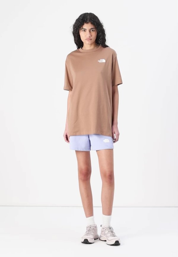 OVERSIZE SIMPLE DOME TEE - Print T-shirt - latte2