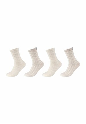 4 PACK - Strømper - offwhite melange