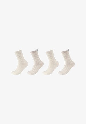 s.Oliver 4 PACK - Socks - offwhite melange