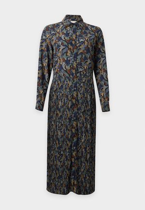 GANT, PRINTED FLUID DRESS - Риза-рокля - evening blue