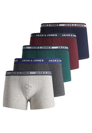 5 PACK  - Boxerbriefs - dark grey melange detaillgm  sea moss port royale  navy blazer
