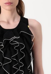 Elisabetta Franchi WOMANS DRESS - Obleka/pulover - nero/burro