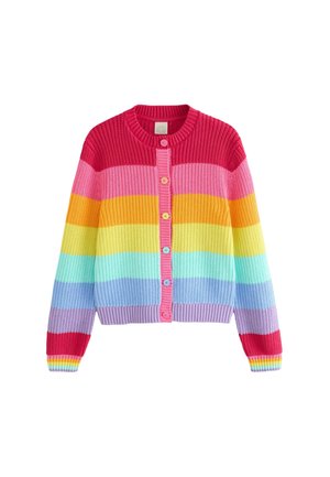 Little Bird, KNITTED CARDIGAN - Cardigan - rainbow stripe