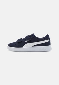 Puma - SMASH - Sportbačiai - navy/white Miniatiūros vaizdas 1