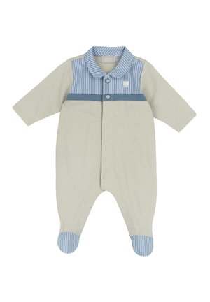 FRONT AND LEG OPENING - Sleep suit - beige