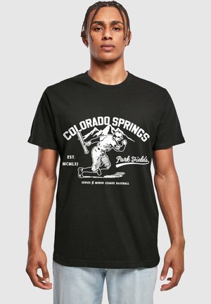 Merchcode PARK FIELDS-COLORADO SPRINGS - T-Shirt print - black