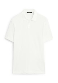 SHORT SLEEVE POLO NECK - Polo - white