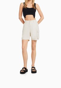 Bershka Shorts - white