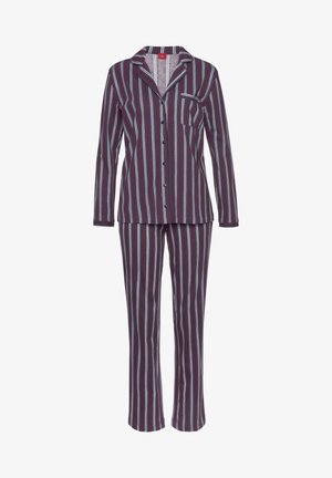 s.Oliver, SET - Pyjama - bordeaux-gestreift