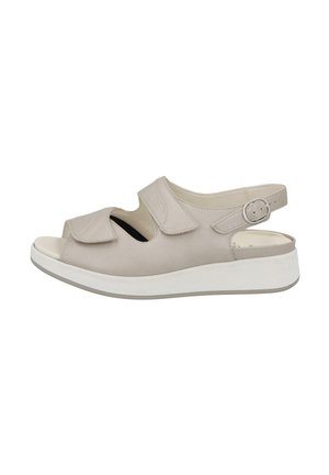 HANNAH - Platform sandals - beige