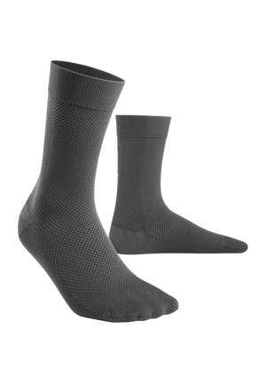 COMPRESSION BUSINESS MID CUT SOCKS MEN - MADE IN GERMANY - Sportsocken - grey