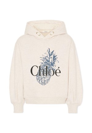 Felpa con cappuccio - beige