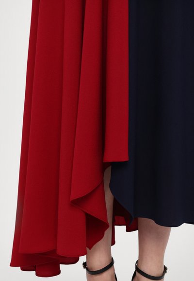 Roksanda MIRAL DRESS - Cocktailjurk - fuchsia/crimson/navy