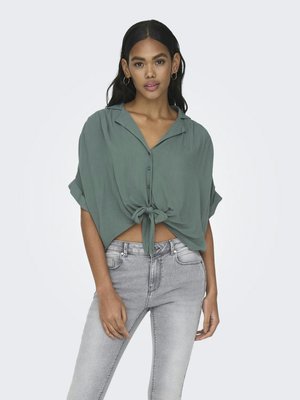 ONLPAULA LIFE TIE SHIRT - Skjortebluser - balsam green