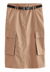 UTILITY REGULAR FIT - Falda acampanada - camel