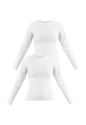 2 PACK - Langarmshirt - weiß