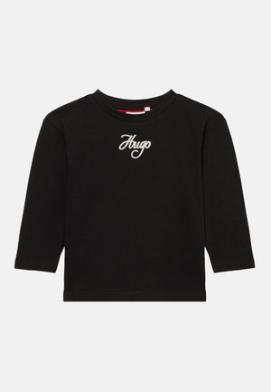 HUGO Kids Pikkade varrukatega topp - black