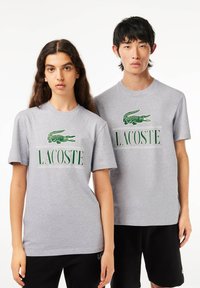 Lacoste Camiseta estampada - gris chine cca