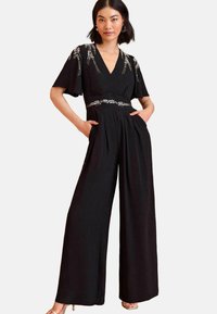 Love & Roses EMBELLISHED SLEEVE WIDE  - Overal - black