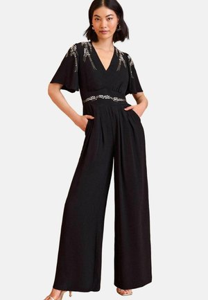 EMBELLISHED SLEEVE WIDE  - Overal - black