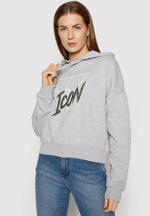 Hoodie - lhy light heather grey m