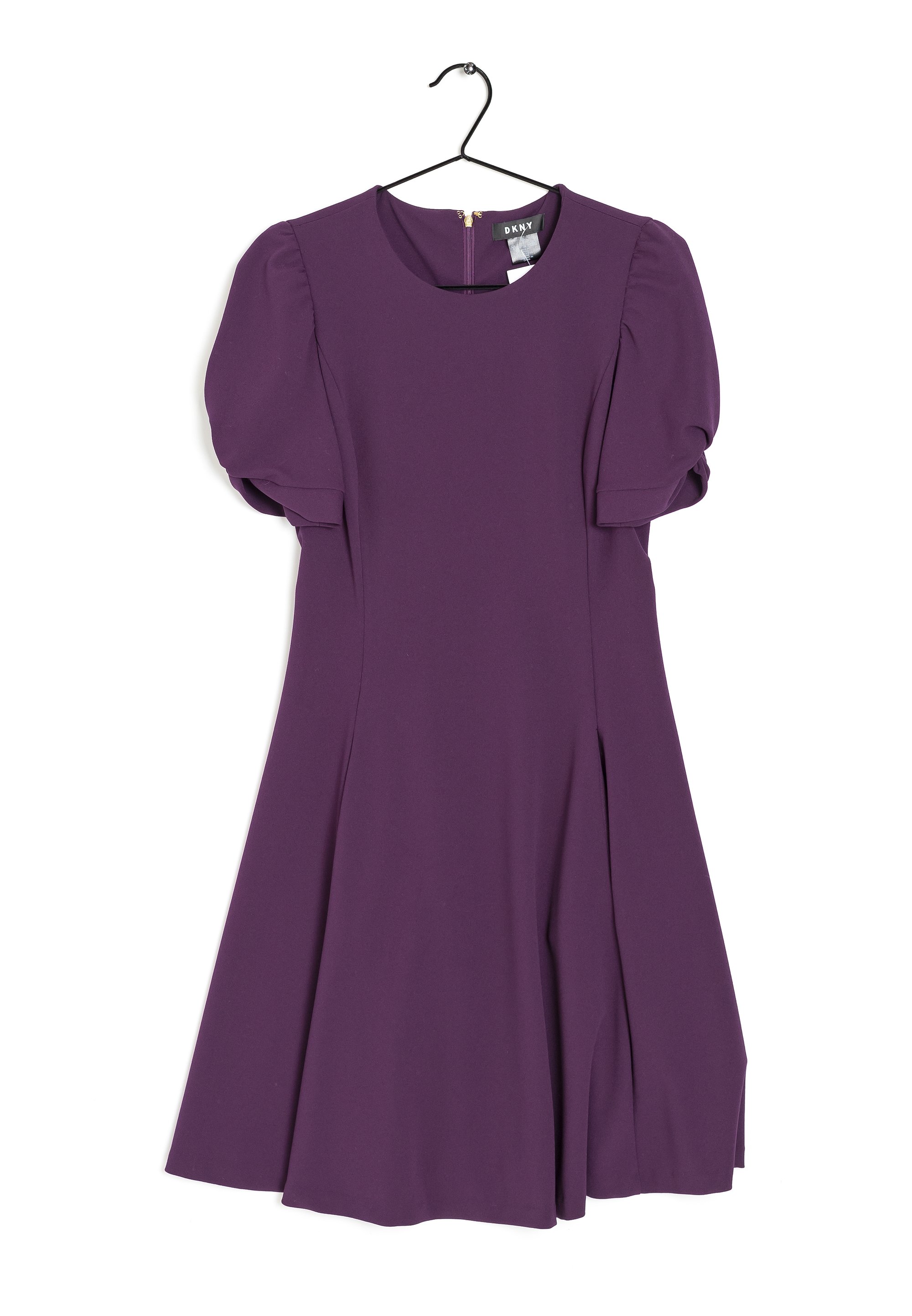 purple dkny dress DKNY Navy & Purple Floral Sleeveless Dress Size 4