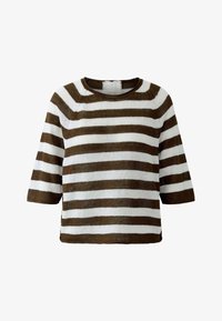 Unselected, dk brown offwhite