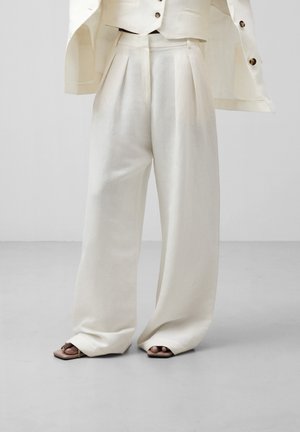 TAILORED - Trousers - ecru