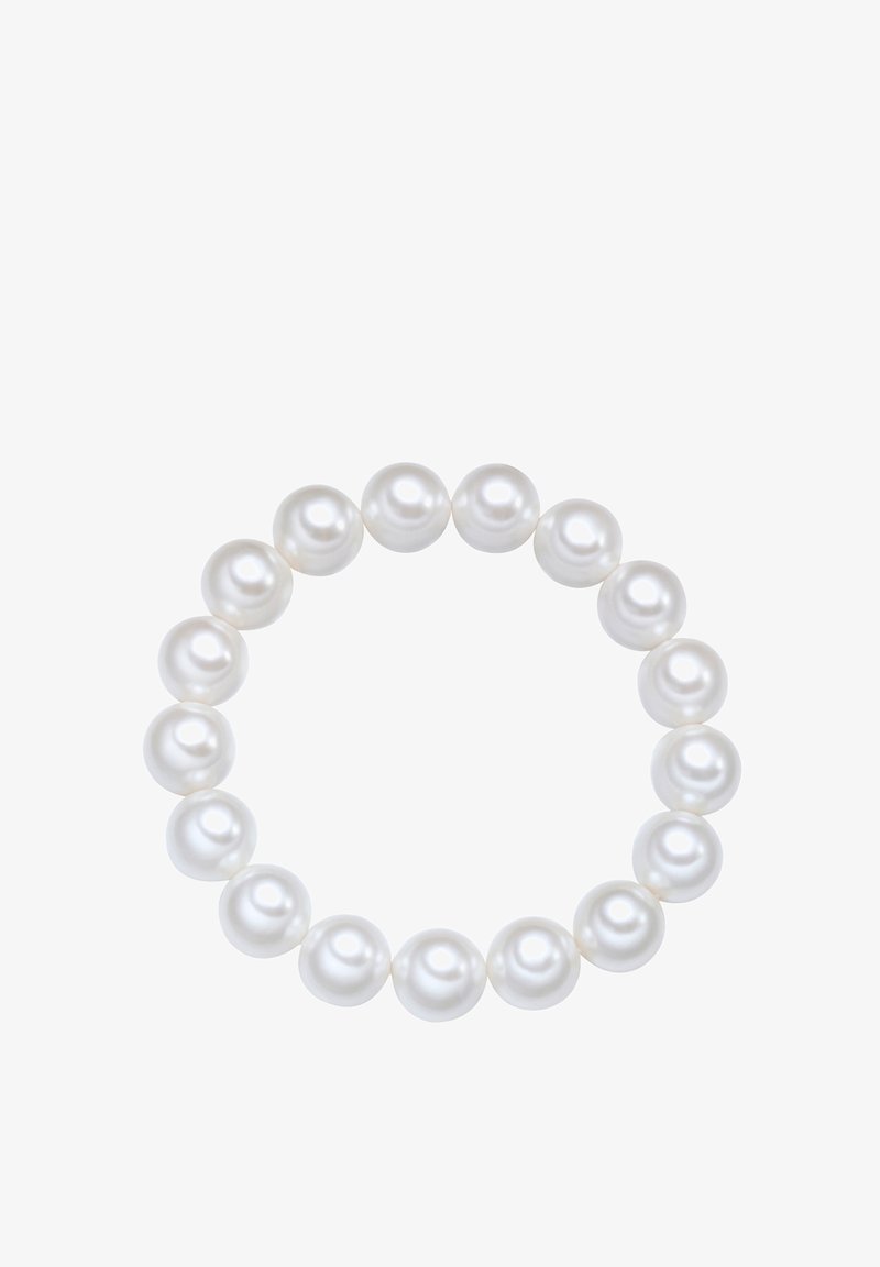 Helminauha, joka koostuu pyöreistä, kiiltäviksi hiotuista valkoisista helmistä, jotka ovat kooltaan ja muodoltaan yhtenäisiä, sileä pinta ja vähäiset näkyvät yksityiskohdat.