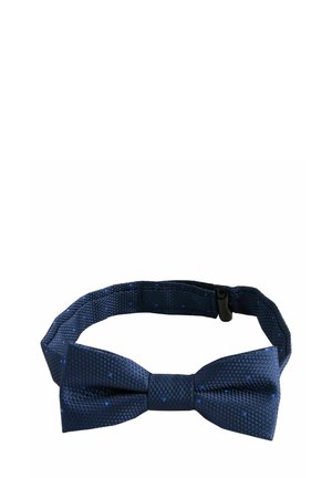 UNISEX - Csokornyakkendő - navy polka dot
