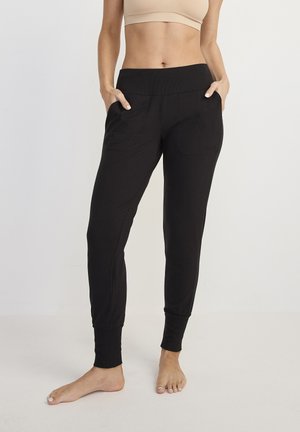 SOFT TOUCH LUXE - Pyjamabroek - black