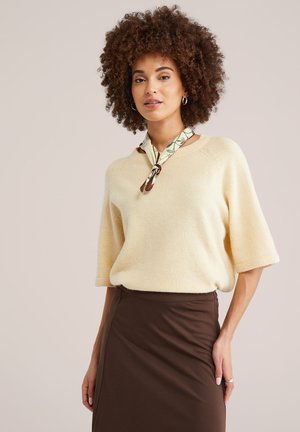 T-shirt basique - light yellow