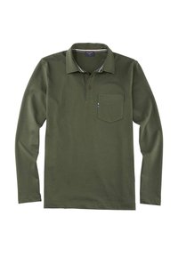 OLYMP Langarmshirt - dunkel grün