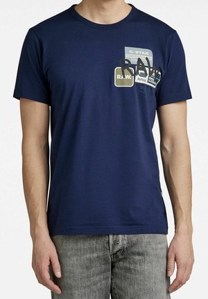 T-Shirt print - dark blue