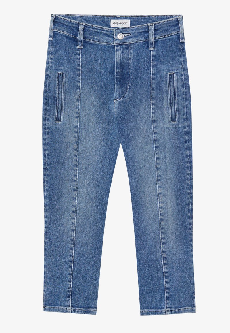 Even&Odd Jeansshort blauw denim/bluedenim