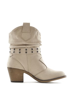 LASCANA, Cowboy/biker ankle boot - beige