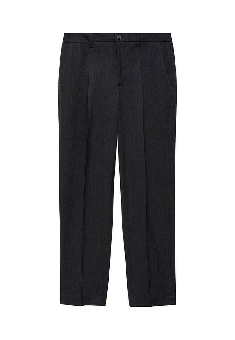 Mango Chino donkergrijs gemêleerd