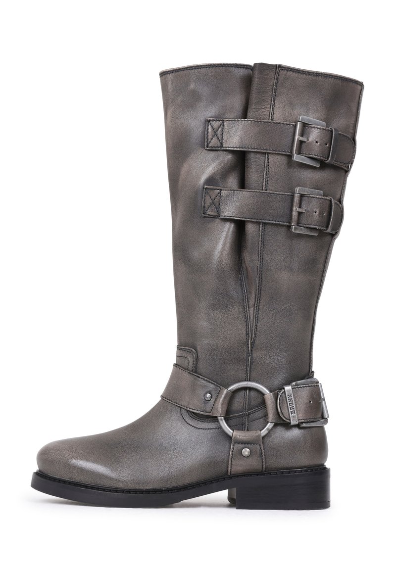 Bronx - NEW-TOUGH - Kaubojiški / motociklininko stiliaus batai - black, Padidinti