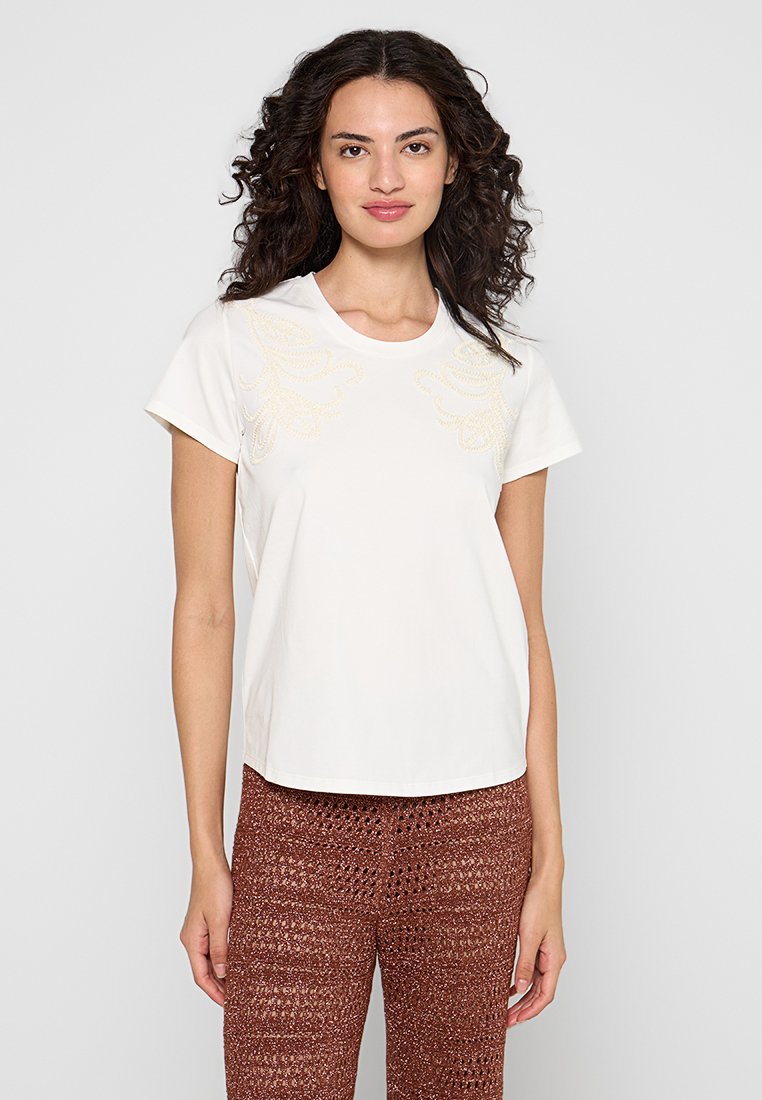 TWINSET T-shirt print crème TWINSET T-shirt print crème