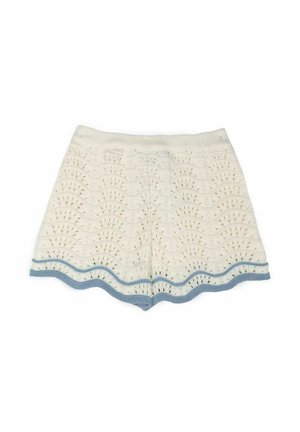 PUNTO CLAUDIA - Shorts - ecru blue